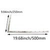 Utoolmart Right Angle Ruler, Framing Square Ruler, 250 x 500mm