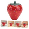 NOLITOY Strawberry Shaped Kitchen Timer Mechanical Timer for Cooking Baking