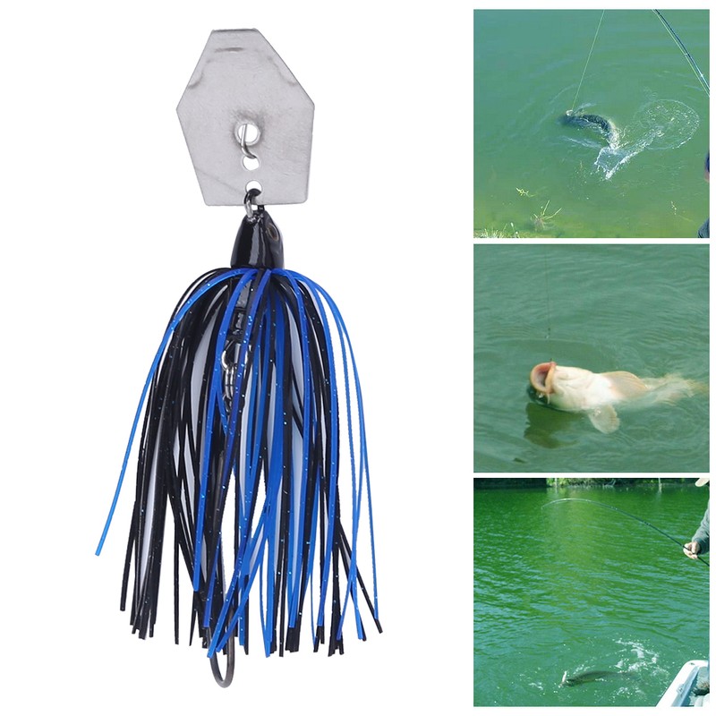 10cm 11g Metal Bait Sequin Bottom Beard Lure Fishing Lures
