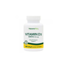 Nature's Plus Vitamin D3 5000iu, 60 Softgels