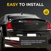 Carbon Fiber Emblem Cover Trim Compatible with 300 2015-2023, Front