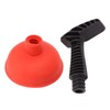 Aqur2020 Mini Plunger, Multipurpose Nonslip Handle, Ergonomic Design, Small Bathroom