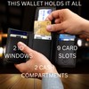 Stealth Mode Trifold Wallet - RFID Blocking Wallet with Flip