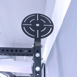 Commercial Power Rack Wall Ball Target - Durable, Multi-Functional Workout Solutions for GymsColor: Black, Size: For 18mm rack