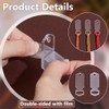 PH PandaHall 50pcs Acrylic Clear Thread Drops, Rectangle Cross Stitch