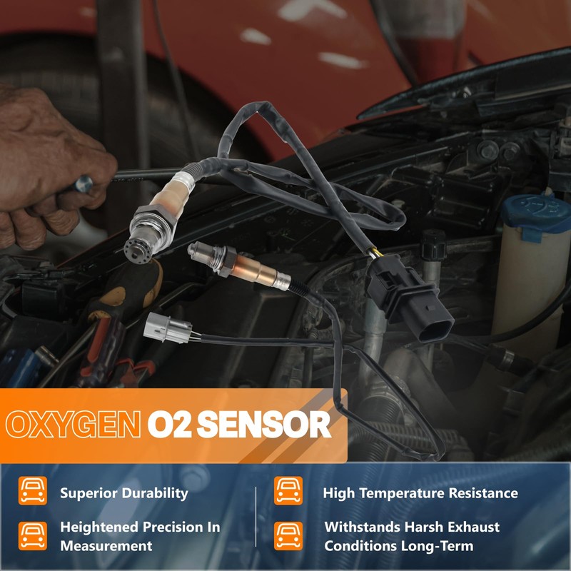 Automost O2 Sensor Upstream and Downstream 2Pcs - Compatible with