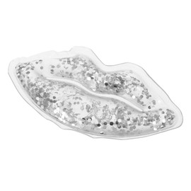 Mikinona Hot and Cold Compress Cooling Cooling Pads for under Eye Care Reusable Cooling Eye Mask Lip Care Device Cold Eye Mask Cold Compress Eye Patch Lip Masks Silver Pvc