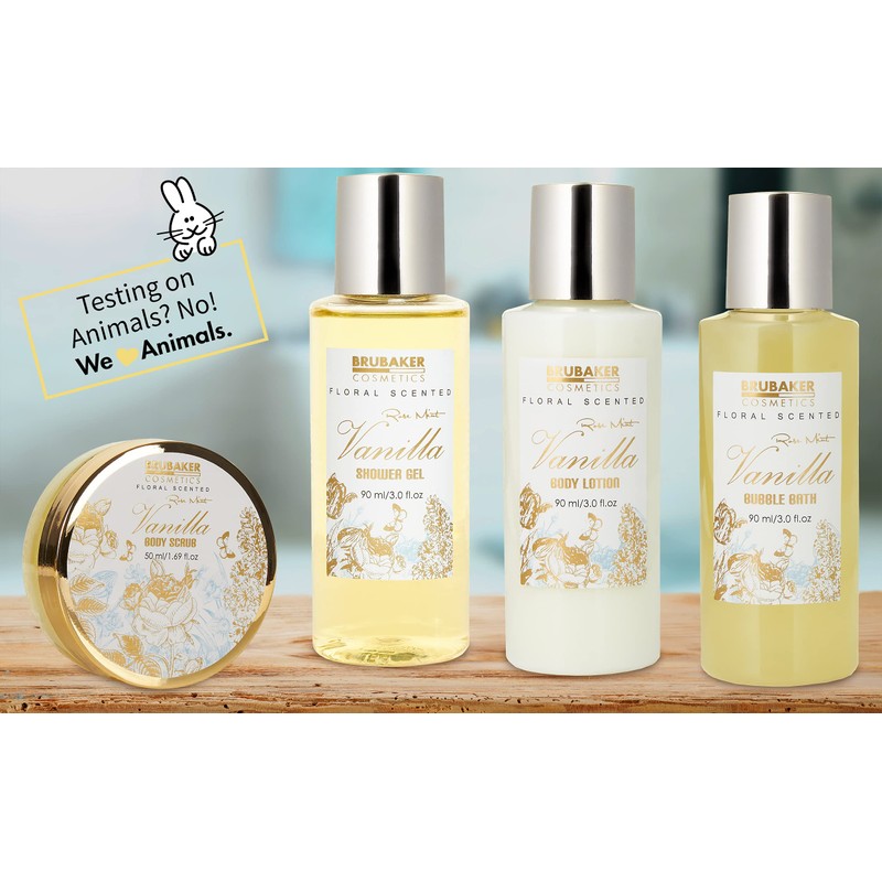 Brubaker Cosmetics Bath and Shower Set 5-Piece Gift Set