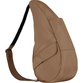 AmeriBag 17" Microfiber Crossbody Sling Healthy Back Bag (Taupe)
