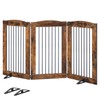 HOOBRO Indoor Dog Gate with Support Feet, Freestanding Pet Gate