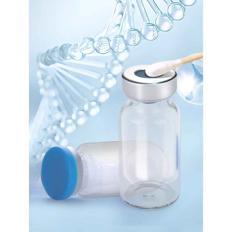 20ml Glass Vials for Injections, Self-Healing Injection Port, Sterile Empty