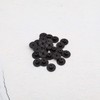 SING F LTD 50Pcs 4mm Unthreaded Plastic Nuts Black for