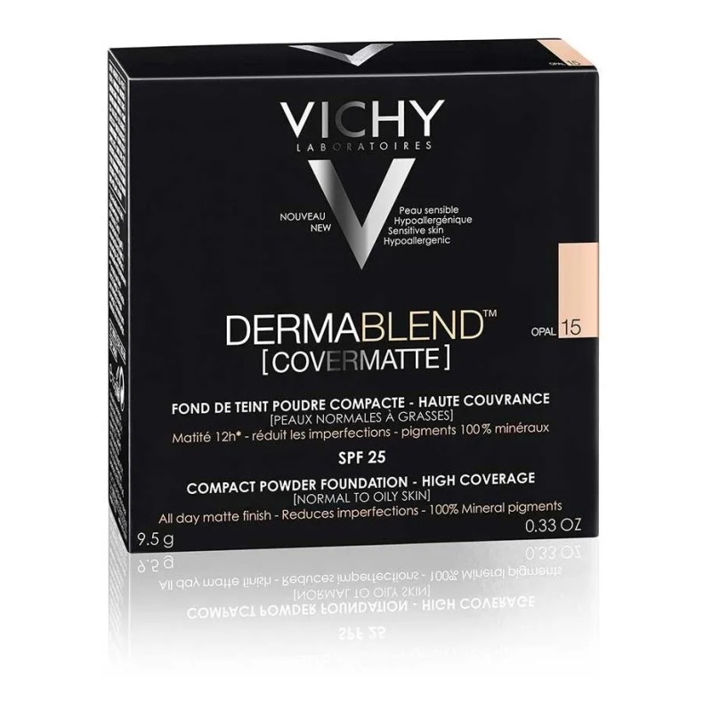 Polvo Compacto Vichy Dermablend Covermatte - Tono 15 Opal |