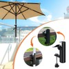Parasol Holder, Balcony Railing, Adjustable, Parasol Stand, Parasol Holder, Balcony