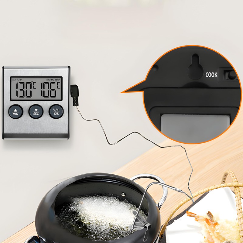 Retoo Digital Grill Thermometer Roasting Thermometer Meat Thermometer Temperature Range