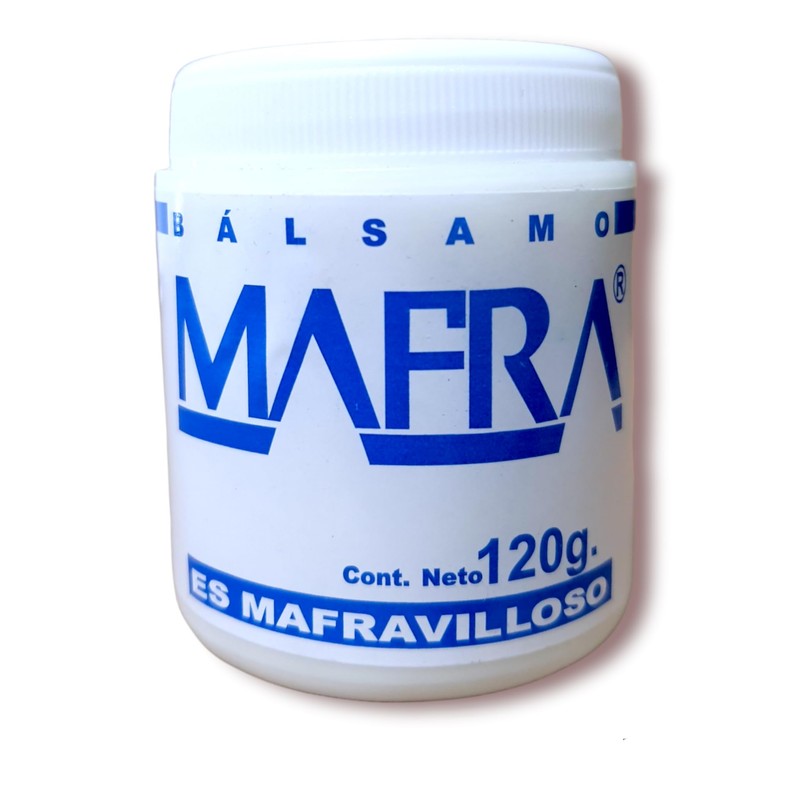 Bálsamo Mafra Crema 120gr, Refrescante, Relajante, Masaje, Piel, con Mentol