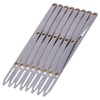 QANYEGN Punching Equidistant Ruler, Aluminum Expanding Sewing Gauge, Sewing Equidistant