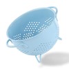 Metal Strainer Powder Coated Self Draining Metal Strainer with Bottom