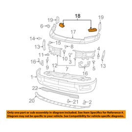 Mopar 68031522AA BRACKET FASCIA SUPPORT