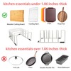 PAJWITHL cookie sheet organizer for cabinet for Cutting Boards Baking