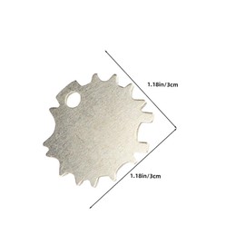 VICASKY 50pcs Hair Cutting Scissors Tightening Tool Multi Tooth Adjustment Key for Hairdressing Grooming Shears Maintenance Accessory