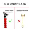 4.5" 5" 5/8-11 Angle Grinder Wrench Grinder Spanner Wrench Grinder