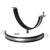 LIRAST 6.3" Pipe Hanger - Metal Duct Clamp with Rubber