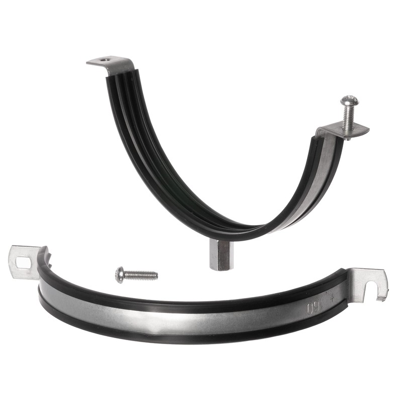 LIRAST 6.3" Pipe Hanger - Metal Duct Clamp with Rubber