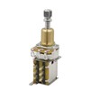 SCUD PU-PUSH-500A Switch Pot, PUSH-PUSH Lock, 500KΩ, A-Curve, Millimeter Size,