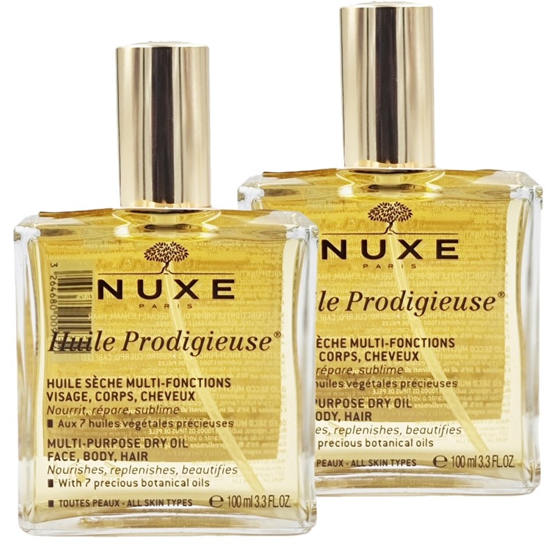Nuxe Will Prodigy Multi Dry Oil 100ml x2 Hair Body