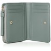 Margaret Howell Ideas MHLW1AS2 Folding Wallet, Goat Leather, Enamel, Lightweight,
