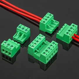 kuosbiu - Juego de 2 conectores de bloque de terminales de tornillo de paso de 8 pines de 2,54 mm para conector rápido enchufable tipo Phoenix