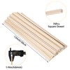70Pcs 1/4" x 12" Balsa Wood Sticks, Square Wood Dowel