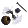 Solar Water Drop String Lights 21 Feet 30 LEDs Waterproof