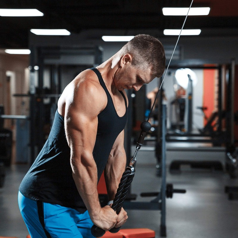 RDX Tricep Rope Machine Attachment Cable Double End Nylon Rope