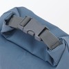 MUJI 84905391 Adjustable Height Lunch Bag, Roll Top, Small, Smokey