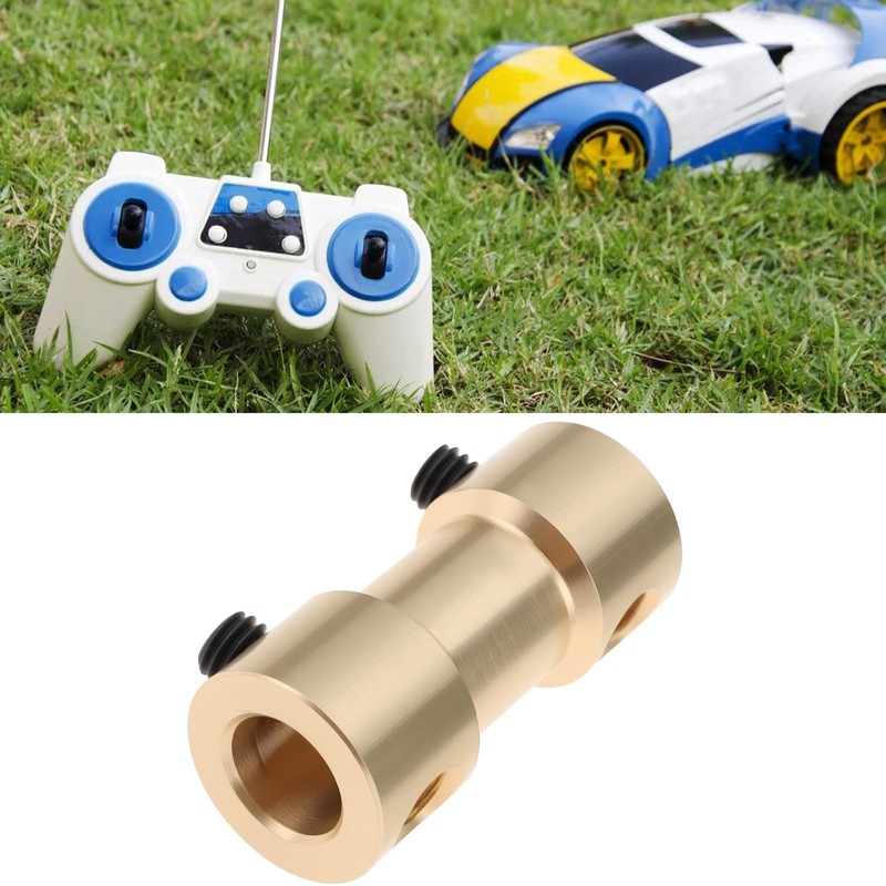 Briny River 4 Pcs 4mm to 5mm Brass Shaft Coupling