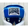PRIZE RING "Professional SS" Genuine Leather Headgear White/Blue (L)