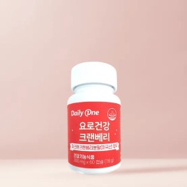 Daily One Urinary Tract Health Cranberry Parkran Vegetable Capsule 60 Capsules 1ea / 데일리원 요로건강 크랜베리 파크랜 식물성캡슐 60캡슐 1개