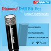8 Pack Diamond Drill Bits Set for Granite Ceramic Marble