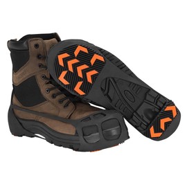 Due North GripPro Spikeless Ice Cleats - Perfect for Transitioning Between Indoor/Outdoor Surfaces - 22 Hi-Vis Chevrons for Maximum Grip