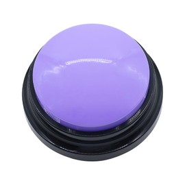 Dog Buttons for Communication 2 Pack, Recordable Pet Training Buttons, Easy-to-Use Talking Buzzers (Purple + Rose)