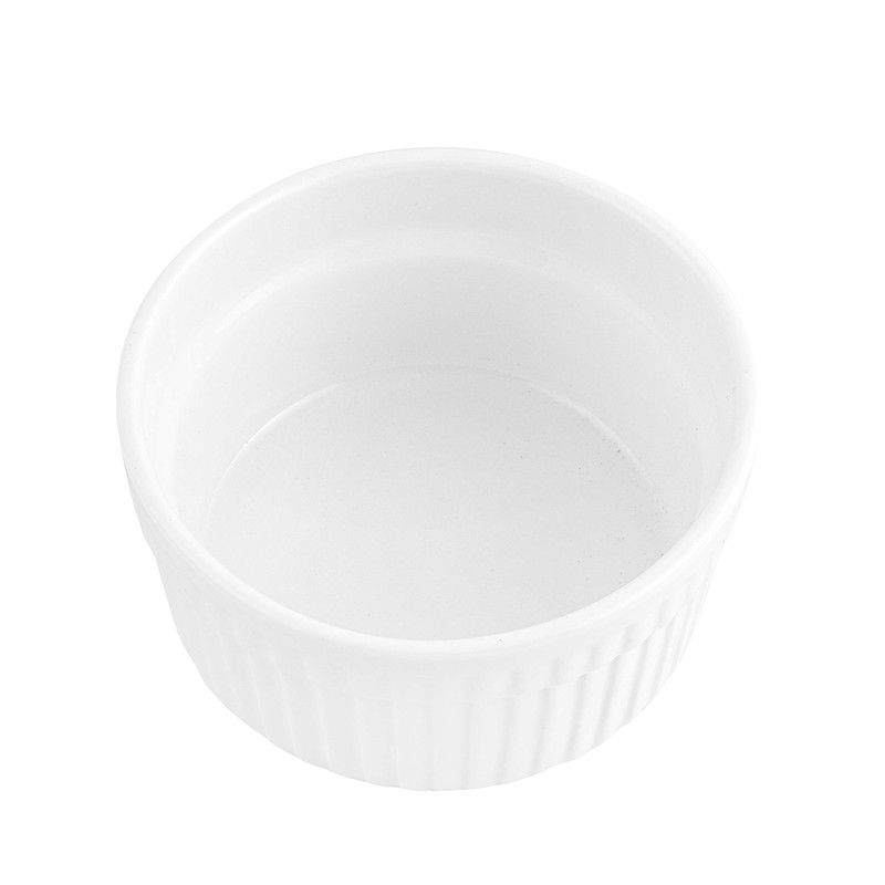 Delcasa DC1302 Stainless Steel Mortar & Pestle Set, Ceramic, White