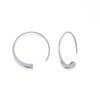 Boma Jewelry Sterling Silver Pull Through Hoop Earrings