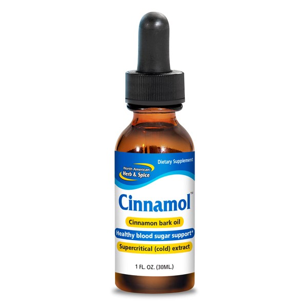 NORTH AMERICAN HERB & SPICE Cinnamol - 1 fl oz. - Cinnamon Bark Oil - Freshens Breath - Kosher - 286 Servings