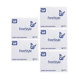 Freestyle 5 Books of Freestyle Self Testing Log Book Total 5 Books