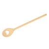 teemando 2 X Sturdy Branded Wooden Cooking Spoons with Heart