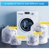 Drawstring Mesh Laundry Bag, 79x 68cm Durable Laundry Net Washing