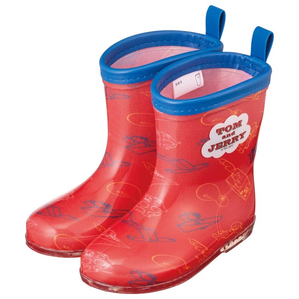 Skater RIBT2-A Rain Boots, Shoes, For Children, Tom & Jerry with Reflective Tape, 6.3 inches (16 cm)