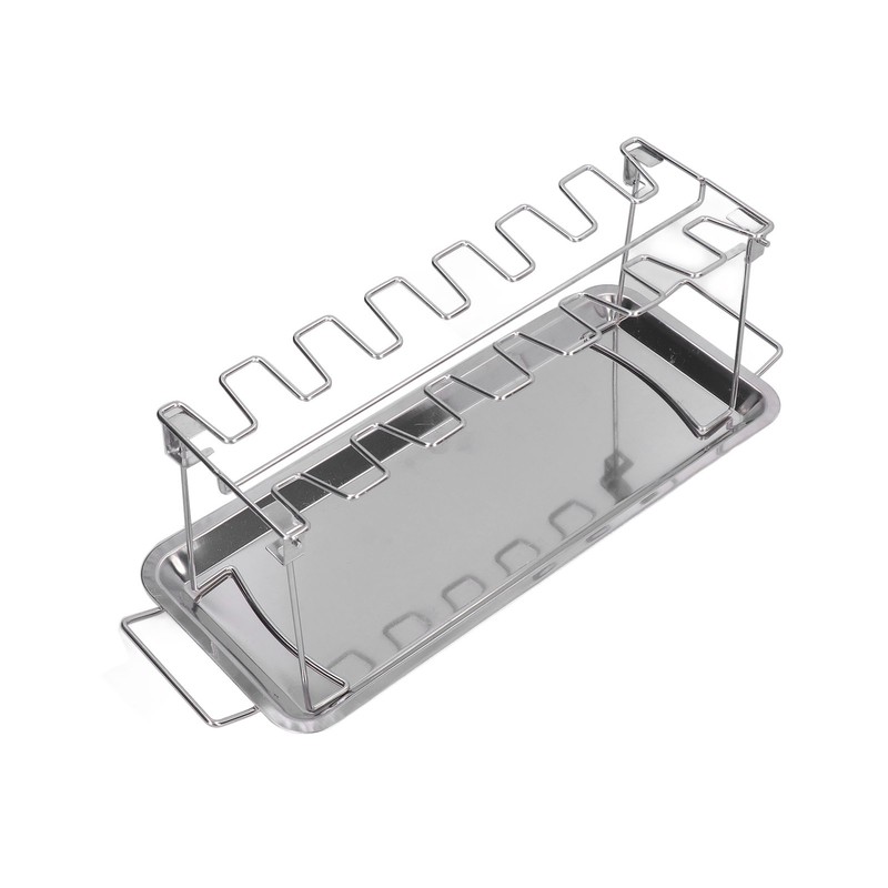 Chicken Wing Leg Rack Stainless Steel Foldable BBQ Rack Portable